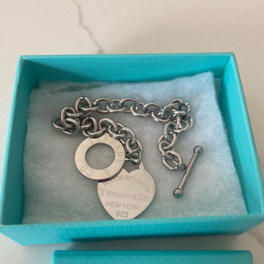 Tiffany Style Heart Bracelet